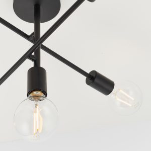 Gallery Direct Studio 5 Ceiling Lamp Black | Shackletons Gallery Direct Studio 5 Ceiling Lamp Black | Shackletons