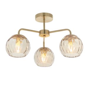 Gallery Direct Dimple 3 Ceiling Light | Shackletons