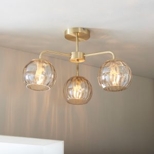 Gallery Direct Dimple 3 Ceiling Light | Shackletons