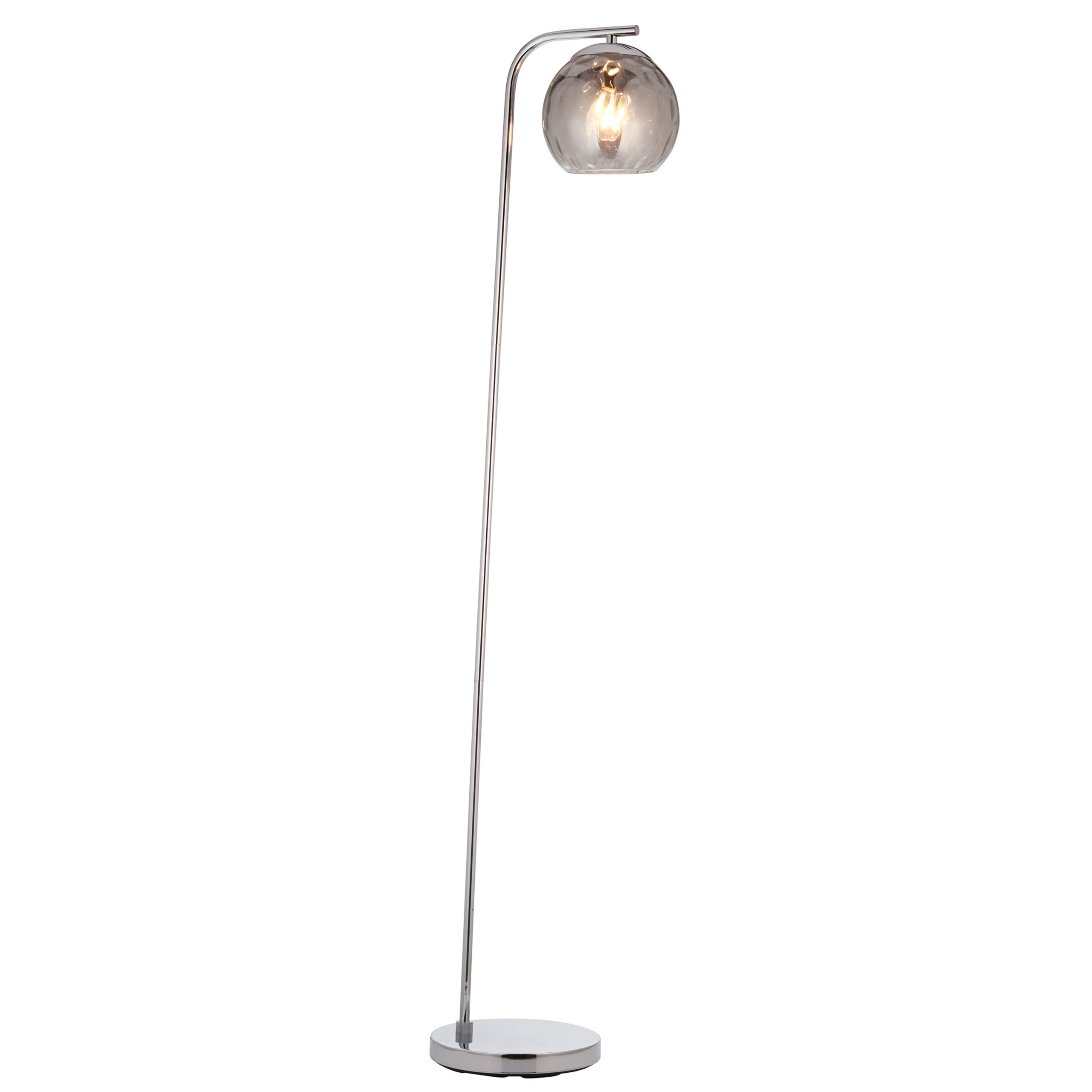 Gallery Direct Dimple 1 Floor Light Chrome | Shackletons