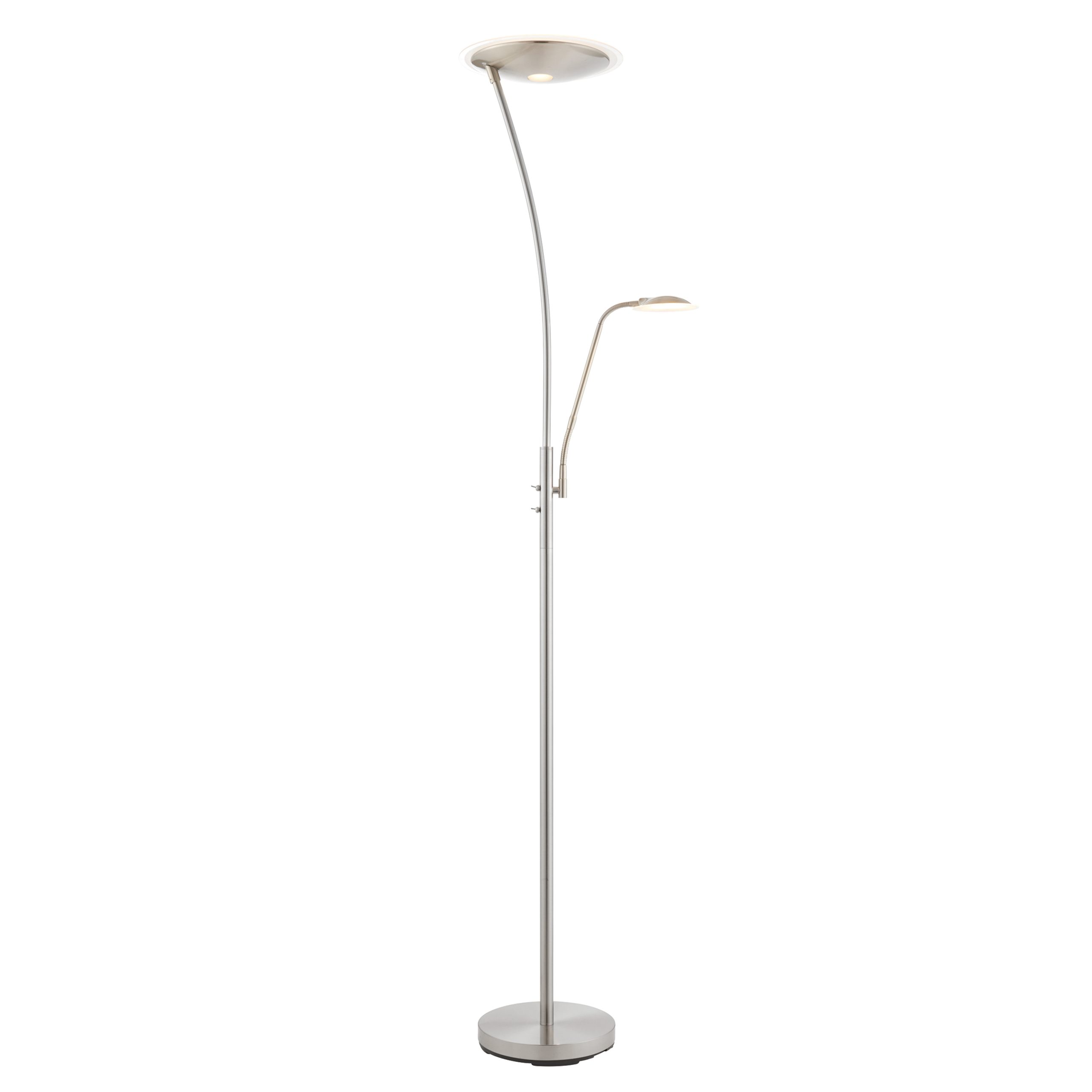 Gallery Direct Alassio Floor Lamp Satin Chrome
