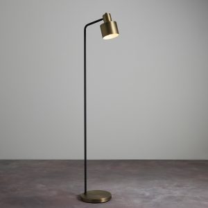 Gallery Direct Mayfield Floor Lamp Brass  Black | Shackletons