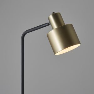 Gallery Direct Mayfield Floor Lamp Brass  Black | Shackletons
