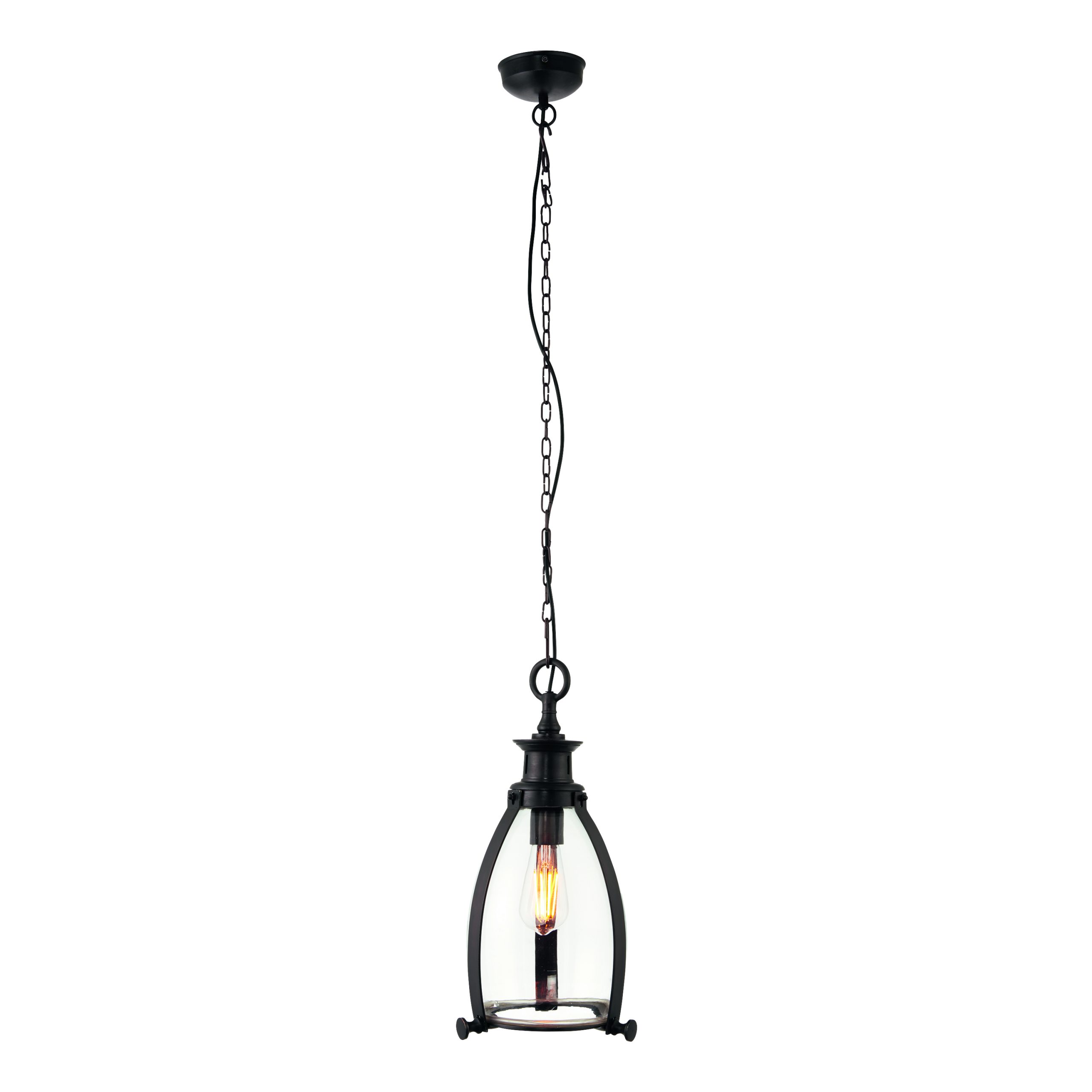Gallery Direct Storni Pendant Light Polished Nickel 640 1350mm | Shackletons