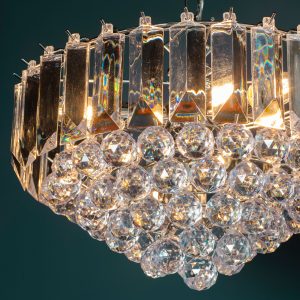 Gallery Direct Fargo 3 Pendant Light Chrome 305mm | Shackletons