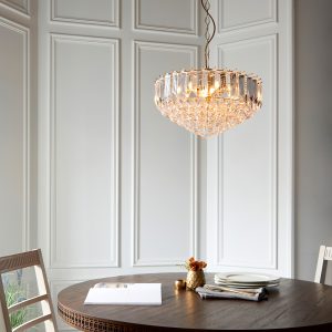 Gallery Direct Fargo 3 Pendant Light Chrome 380mm | Shackletons