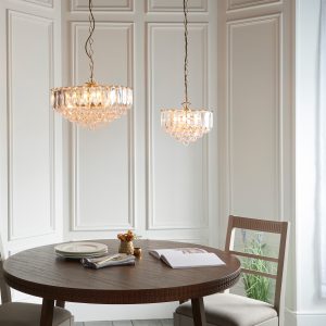 Gallery Direct Fargo 3 Pendant Light Chrome 380mm | Shackletons