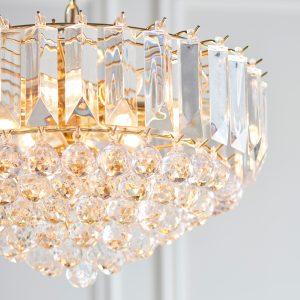 Gallery Direct Fargo 3 Pendant Light Chrome 380mm | Shackletons