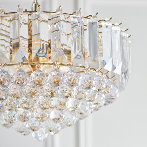 Gallery Direct Fargo 3 Pendant Light Chrome 380mm | Shackletons
