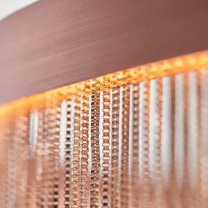 Gallery Direct Zelma 1 Pendant Light Brushed Copper | Shackletons