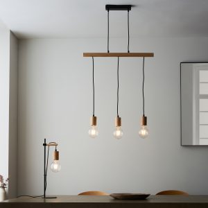 Gallery Direct Sven 3 Pendant Light Black | Shackletons