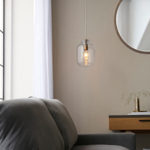 Gallery Direct Lyra 1 Pendant Light Antique Brass | Shackletons