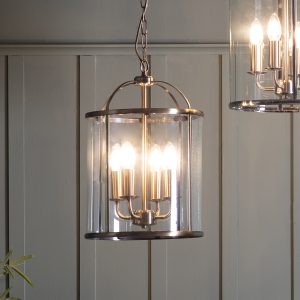 Gallery Direct Lambeth 4 Pendant Light Antique Brass | Shackletons