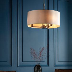 Gallery Direct Daley Pendant Antique Bronze 395 655mm | Shackletons