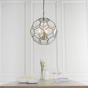 Gallery Direct Miele 3 Pendant Light Antique Brass | Shackletons