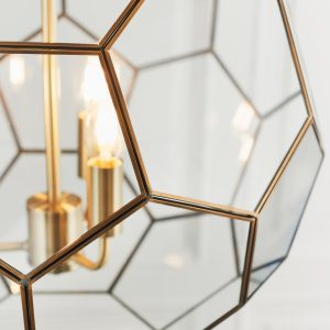Gallery Direct Miele 3 Pendant Light Antique Brass | Shackletons