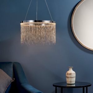 Gallery Direct Zelma Pendant Light Chrome | Shackletons