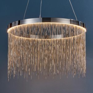 Gallery Direct Zelma Pendant Light Chrome | Shackletons