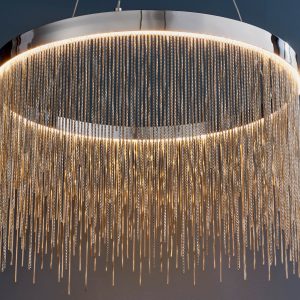 Gallery Direct Zelma Pendant Light Chrome | Shackletons
