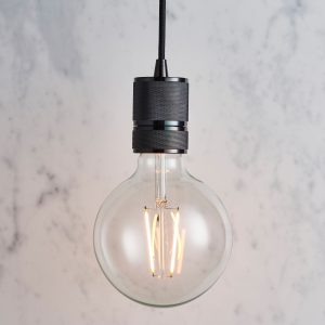 Gallery Direct Urban Pendant Light Black Chrome | Shackletons