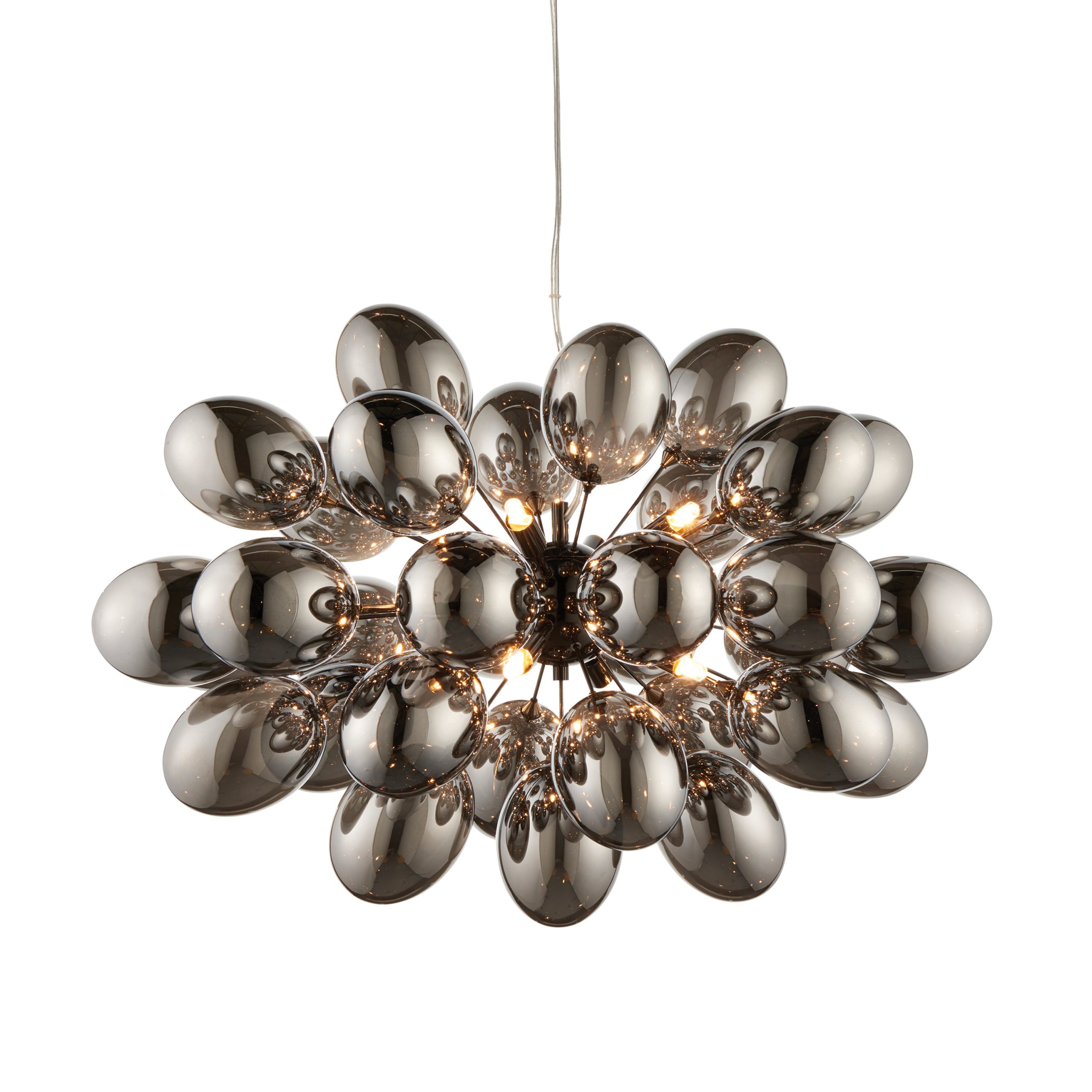 Gallery Direct Infinity 8 Pendant Light Black Chrome | Shackletons