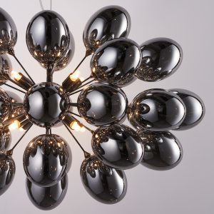 Gallery Direct Infinity 8 Pendant Light Black Chrome | Shackletons