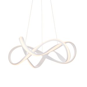 Gallery Direct Synergy Pendant Light White 600 1200mm | Shackletons