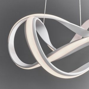 Gallery Direct Synergy Pendant Light White 600 1200mm | Shackletons