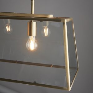 Gallery Direct Hurst 3 Pendant Light Antique Brass | Shackletons