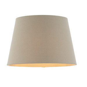 Gallery Direct Cici Shade Grey Faux Linen 205mm | Shackletons