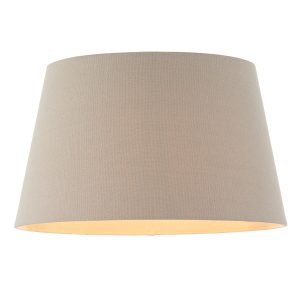 Gallery Direct Cici Shade Grey Faux Linen 220mm | Shackletons Gallery Direct Cici Shade Grey Faux Linen 220mm | Shackletons