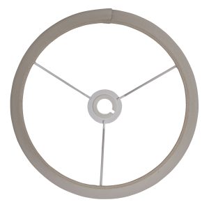 Gallery Direct Cici Shade Grey Faux Linen 220mm | Shackletons Gallery Direct Cici Shade Grey Faux Linen 220mm | Shackletons