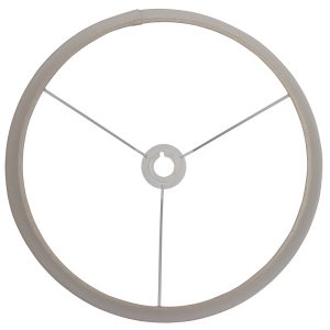 Gallery Direct Cici Shade Grey Faux Linen 285mm | Shackletons