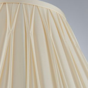 Gallery Direct Chatsworth 1 Shade Light Ivory 213x175x355mm | Shackletons