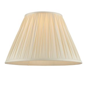 Gallery Direct Chatsworth 1 Shade Light Ivory 260x200x405mm | Shackletons