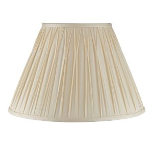 Gallery Direct Chatsworth 1 Shade Light Ivory 260x200x405mm | Shackletons