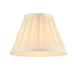 Gallery Direct Chatsworth 1 Shade Light Ivory 140x100x200mm | Shackletons
