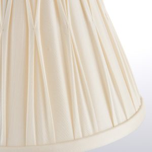 Gallery Direct Chatsworth 1 Shade Light Ivory 140x100x200mm | Shackletons
