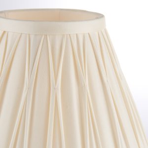 Gallery Direct Chatsworth 1 Shade Light Ivory 140x100x200mm | Shackletons