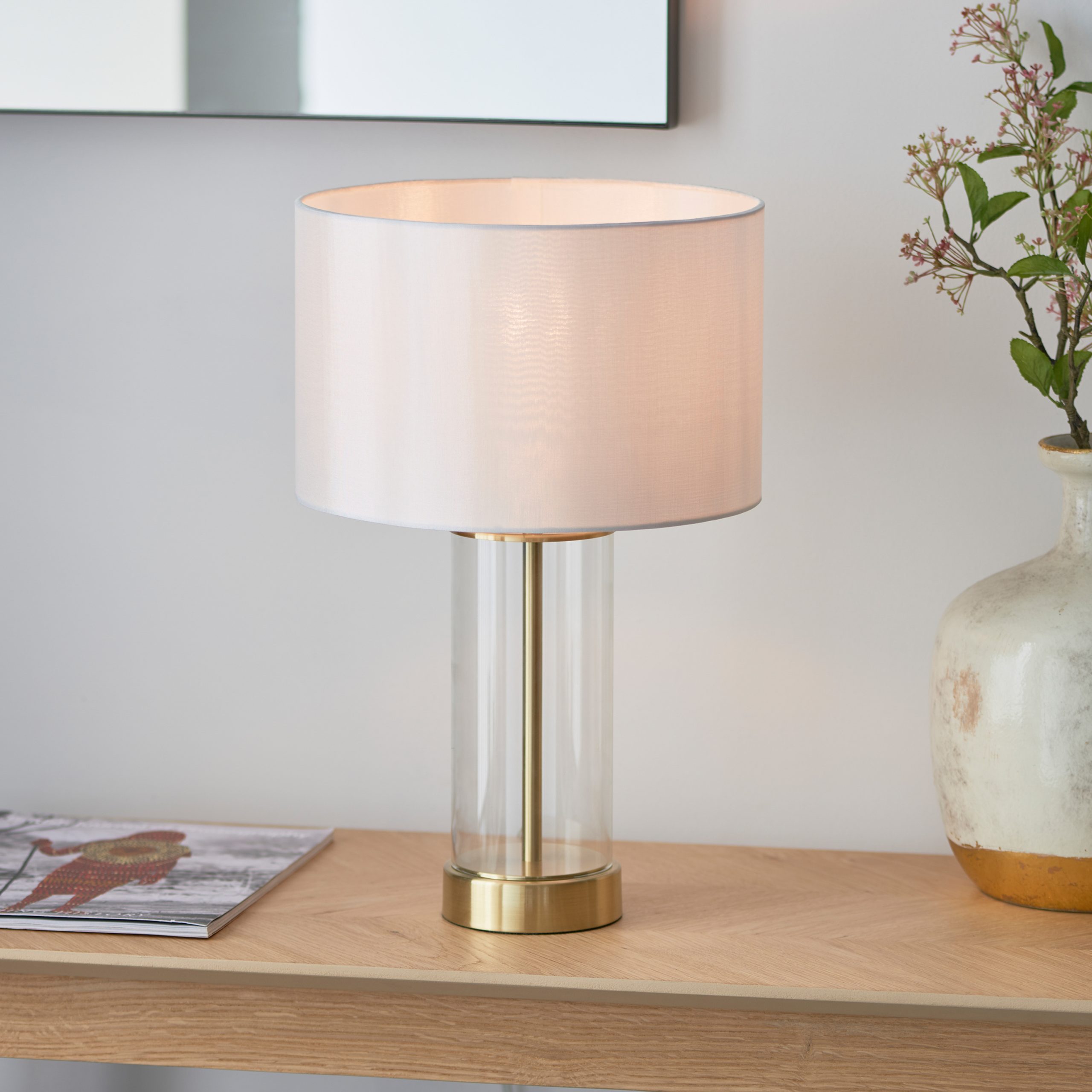 Gallery Direct Lessina Table Lamp Brass