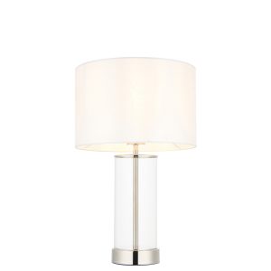 Gallery Direct Lessina Table Lamp Nickel | Shackletons