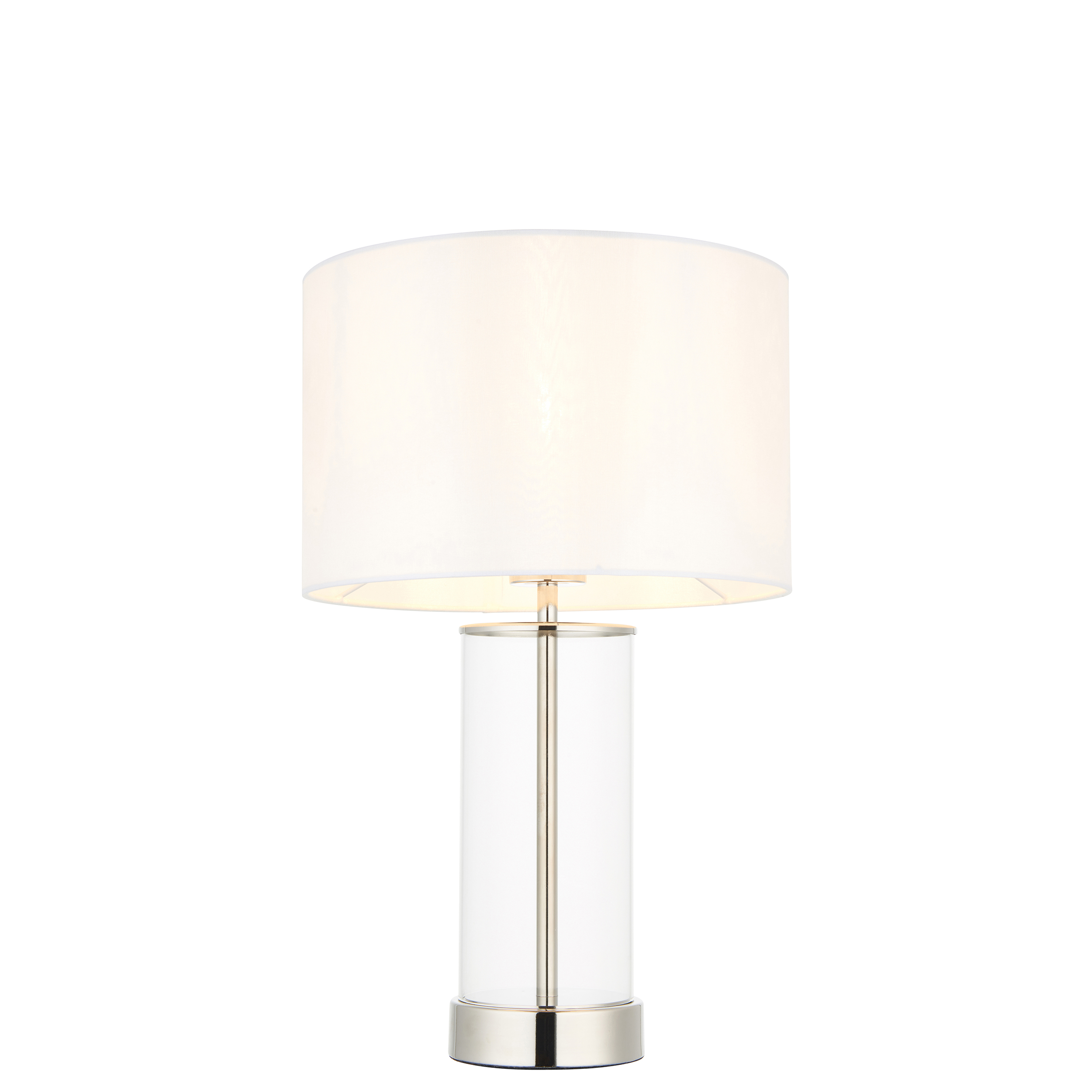 Gallery Direct Lessina Table Lamp Nickel | Shackletons