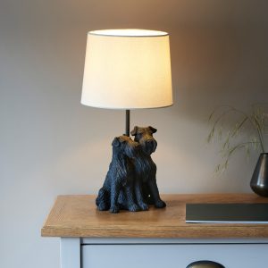 Gallery Direct Westie 1 Table Lamp Black | Shackletons