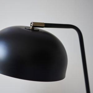 Gallery Direct Brair 1 Table Lamp Matt Black  Antique Brass | Shackletons