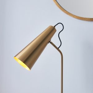 Gallery Direct Karna 1 Table Lamp Antique Brass | Shackletons