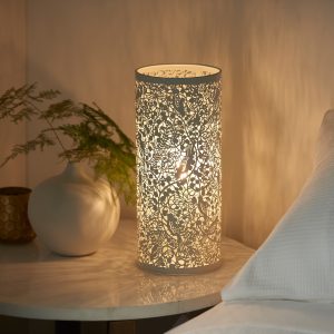 Gallery Direct Secret Garden Table Lamp Matt Ivory | Shackletons