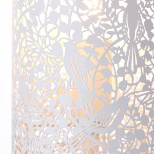 Gallery Direct Secret Garden Table Lamp Matt Ivory | Shackletons