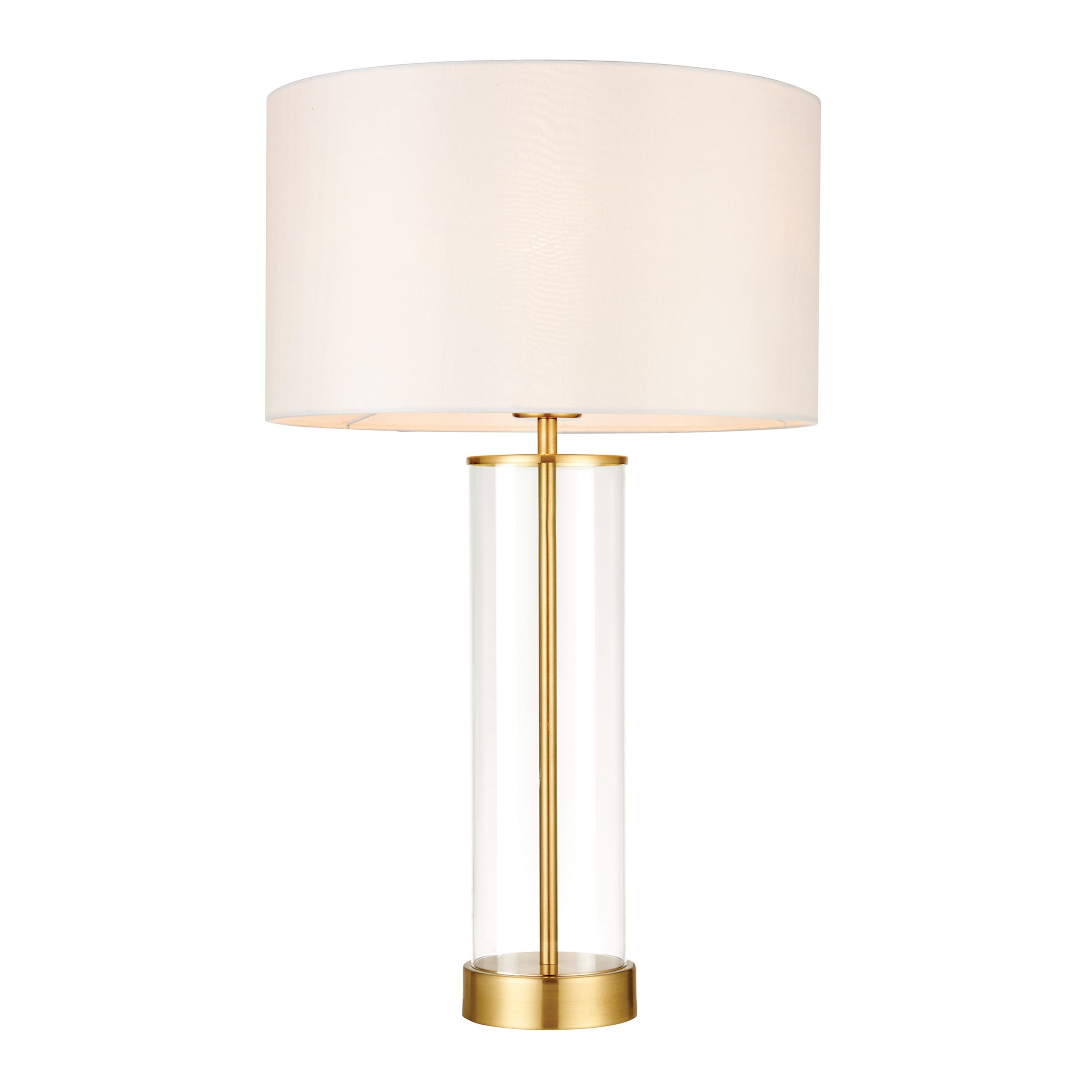 Gallery Direct Lessina Table Lamp Brushed Brass | Shackletons