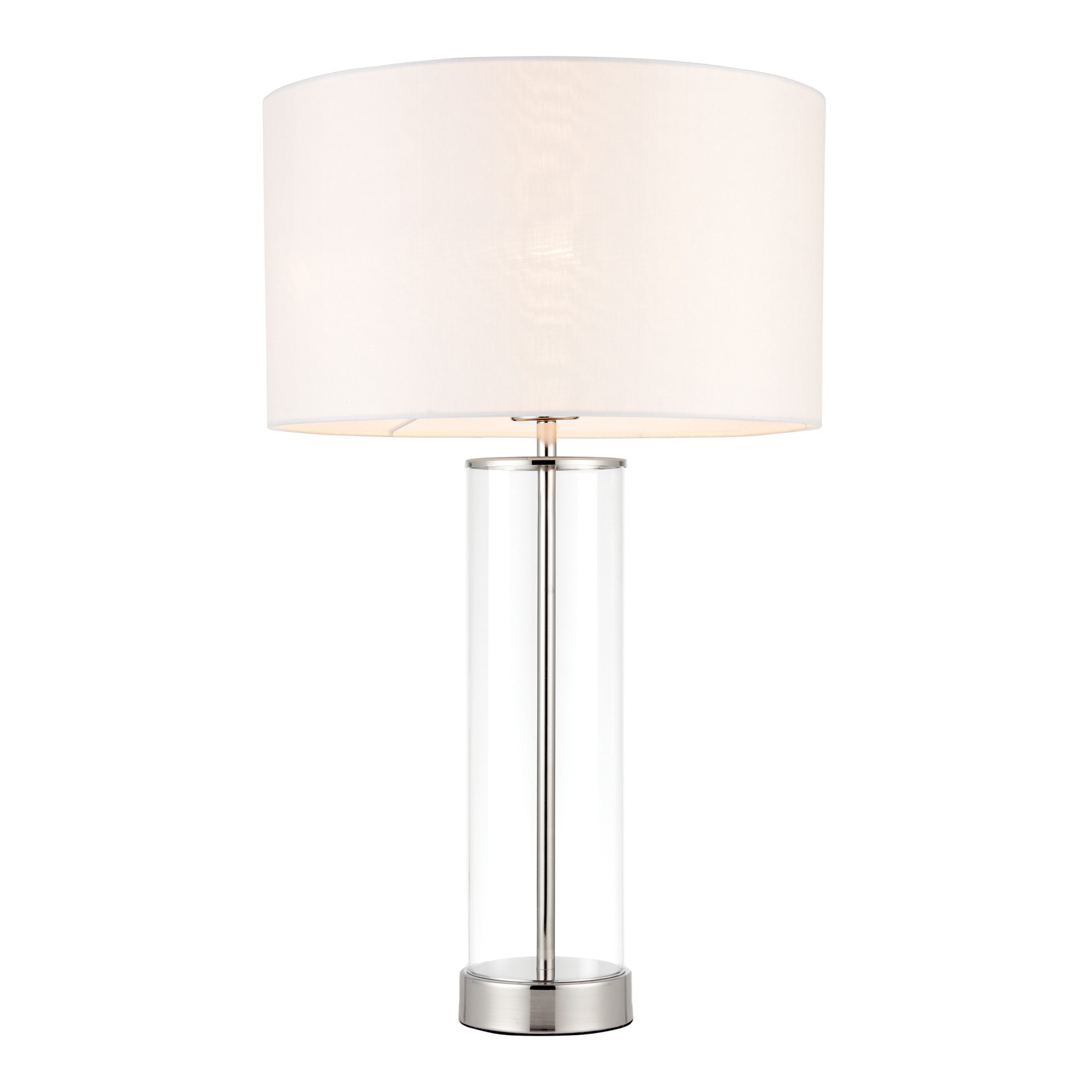 Gallery Direct Lessina Table Lamp Bright Nickel | Shackletons