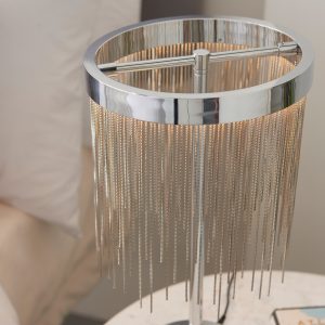 Gallery Direct Zelma Table Lamp Chrome | Shackletons
